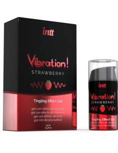 INTT - GALINGAS INTIMŪS ERTMINIUI STIMULIATORIUS, VIBRATORIUS GELIS SU BRAŠKIŲ SKONIU, 15 ML 2