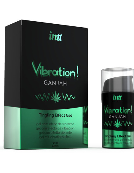 INTT – GALINGAS INTYMUS STIMULIATORIAUS SKYSTAS VIBRAVIMO GELIS KANABIŲ 15ml