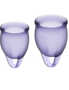 SATISFYER – PASITIKĖJIMO POJŪTIS MENSTRUACINĖ TAURELĖ VIOLETINĖ 15 20 ML