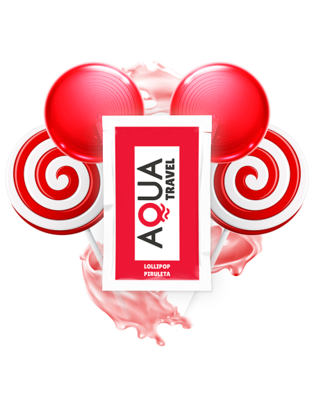AQUA TRAVEL - ledinukų skonio vandens pagrindo lubrikantas 6 ml
