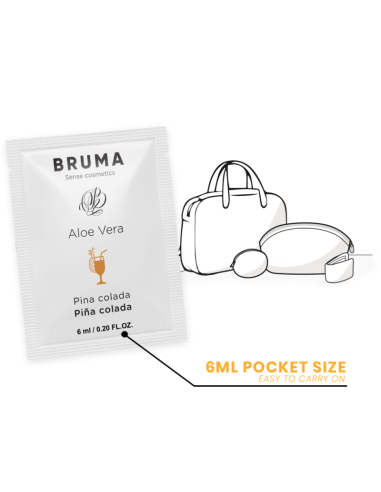 BRUMA - ALOE VERA SLIDING GEL PINA COLADA FLAVOR 6 ML