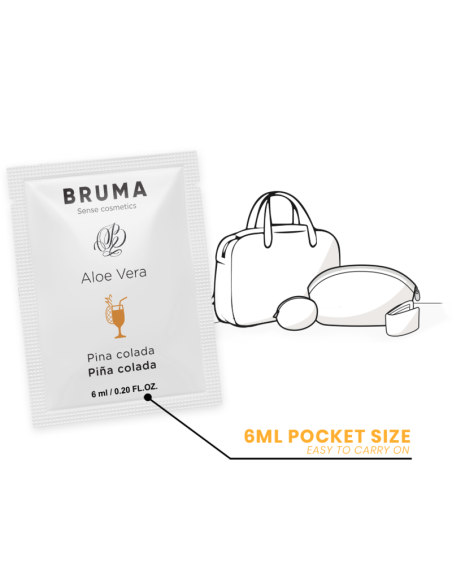 BRUMA - ALOE VERA SLIDING GEL PINA COLADA FLAVOR 6 ML