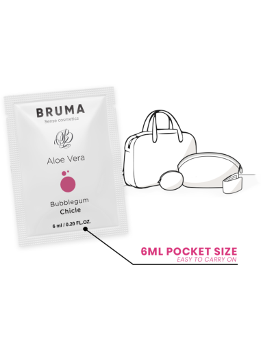BRUMA - ALOE VERA SLIDING GEL BUBBLEGUM FLAVOR 6 ML