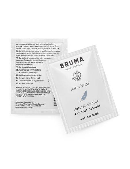 BRUMA - ALAVIJŲ SLIDINGASIS GELIS NATŪRALUS PATOGUMAS 6 ML