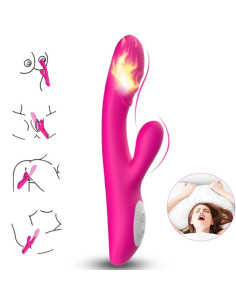 ARMONY - SPARK VIBRUOJAMAS ŠILUMOS EFEKTAS SU FUKSIJOS SPALVA