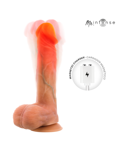 MR INTENSE - LOGAN VIBRATOR DILDO SILICONE WITH HEAT EFFECT AND REMOTE CONTROL 20 CM -Ø- 4,1 CM