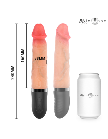 MR INTENSE - JEAN UPandDOWN VIBRATOR WITH HEAT EFFECT 24 CM -Ø- 3.8 CM