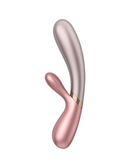 SATISFYER - HOT MEILĖS VIBRATORIUS ROŽĖS IR SMĖLIO SPALVOS