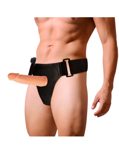 HARNESS ATTRACTION - WILLIAN HOLLOW RNES WITH VIBRATOR 17 CM -O- 4.5 CM