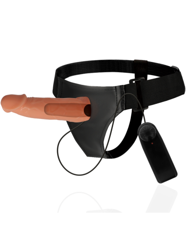 HARNESS ATTRACTION - WILLIAN HOLLOW RNES WITH VIBRATOR 17 CM -O- 4.5 CM