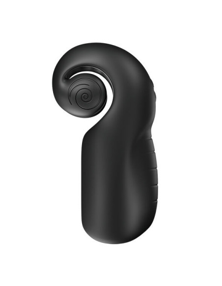 SNAIL VIBE – „EVO FOR HIM“ vyriškas masturbatorius su ištraukiama rankena, juodas