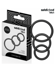 ADDICTED TOYS - SET OF SILICONE RINGS MODEL 2 2