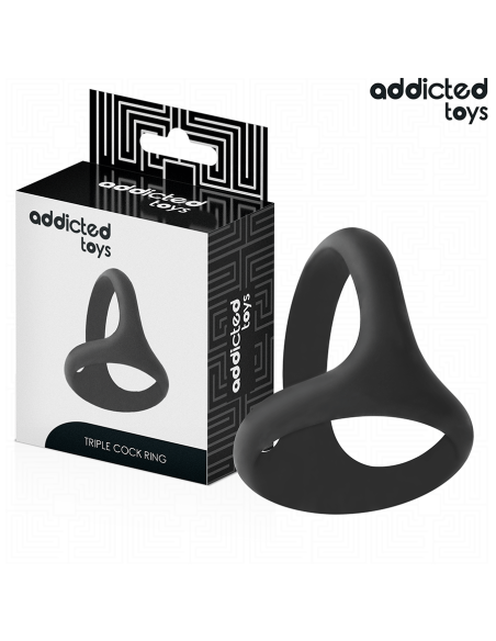 ADDICTED TOYS - THICK TRIPLE PENIS RING