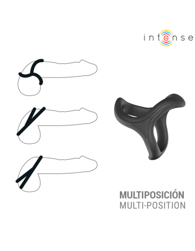 INTENSE - ALFIE ADJUSTABLE TRIPLE PENIS RING MODEL 6