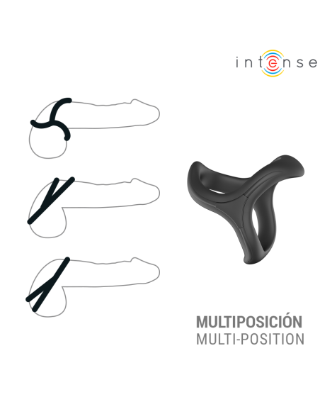 INTENSE - ALFIE ADJUSTABLE TRIPLE PENIS RING MODEL 6