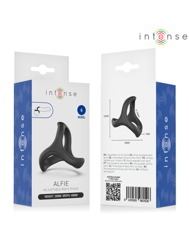 INTENSE - ALFIE ADJUSTABLE TRIPLE PENIS RING MODEL 6