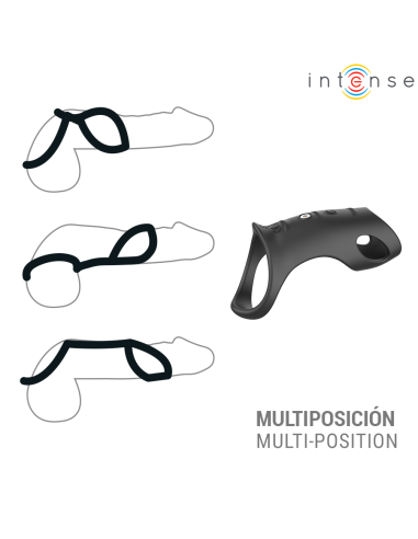 INTENSE - JEROME ADJUSTABLE VIBRATING PENIS RING MODEL 12