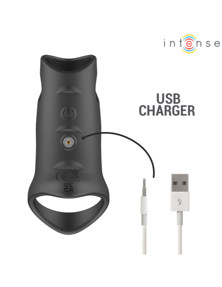 INTENSE - JEROME ADJUSTABLE VIBRATING PENIS RING MODEL 12
