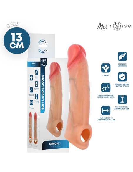 MR INTENSE - SIMON S SILICONE PENIS COVER 13 CM -Ø- 4 CM
