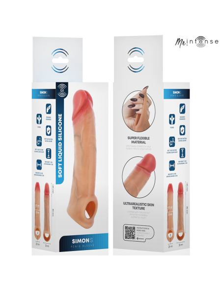 MR INTENSE - SIMON S SILICONE PENIS COVER 13 CM -Ø- 4 CM