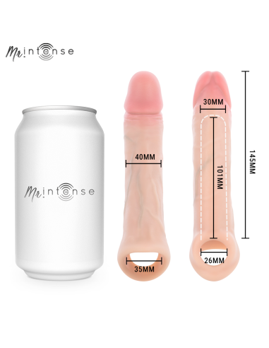 MR INTENSE - SIMON M SILICONE PENIS SLEEVE 14.5 CM -Ø- 4 CM