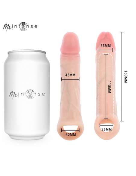MR INTENSE - SIMON L SILICONE PENIS COVER 16 CM -Ø- 4.5 CM