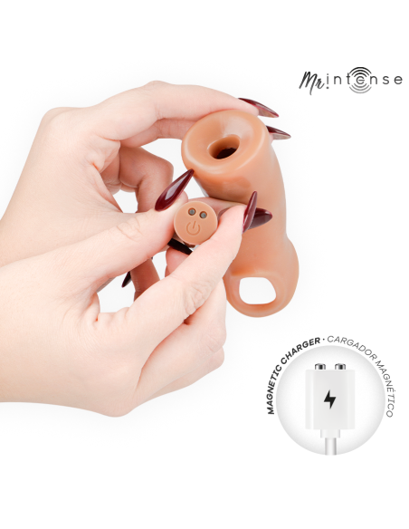 MR INTENSE - ARNOLD M ULTRA-REALISTIC VIBRATING PENIS SLEEVE 14.5 CM -Ø- 4 CM