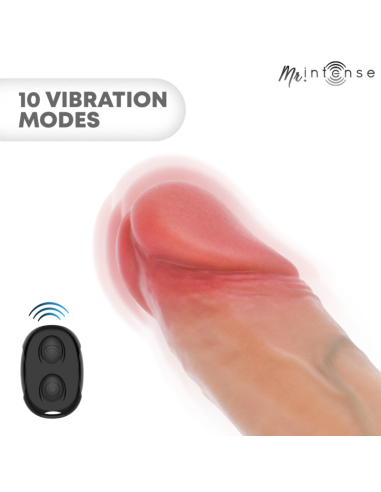 MR INTENSE - ARNOLD L ULTRA-REALISTIC VIBRATING PENIS SLEEVE REMOTE CONTROL 16 CM -Ø- 4.5 CM