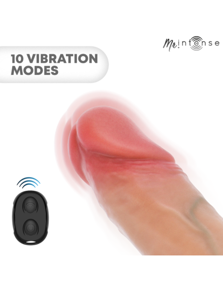 MR INTENSE - ARNOLD L ULTRA-REALISTIC VIBRATING PENIS SLEEVE REMOTE CONTROL 16 CM -Ø- 4.5 CM