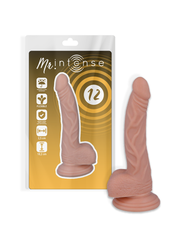 MR INTENSE - 12 REALISTINIŲ PASŲ 18,2 CM - O - 2,5 CM