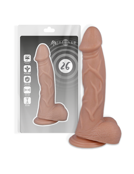 MR INTENSE - 26 REALISTINIS PADAŽAS 22 CM -O- 4,4 CM