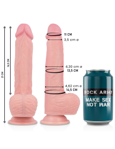 ROCKARMY - SKYSTAS SILIKONINIS PREMIUM SPITFIRE REALISTINIS 21 CM -O- 4,62 CM