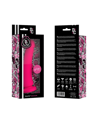 DELTA CLUB - ŽAISLAI ROŽINIS DILDO MEDICININIS SILIKONINIS 17 CM -O- 3 CM