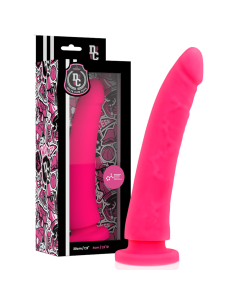 DELTA CLUB - ŽAISLAI ROŽINIS DILDO MEDICININIS SILIKONINIS 20 CM -O- 4 CM 2