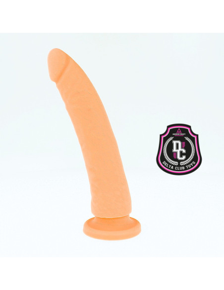 DELTA CLUB - ŽAISLAI NATŪRALUS DILDO MEDICININIS SILIKONINIS 23 CM -O- 4,5 CM