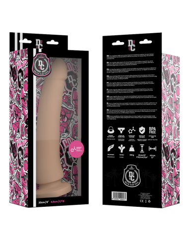 DELTA CLUB - TOYS NATURAL DILDO MEDICAL SILICONE 23 CM -O- 4.5 CM