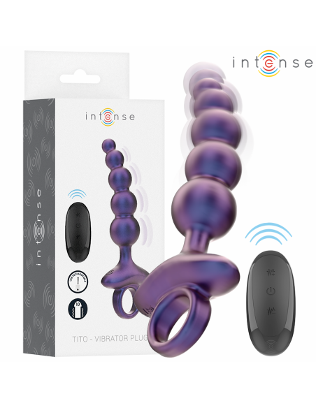 INTENSE - TITO VIBRATING ANAL PLUG MODEL 3 REMOTE CONTROL