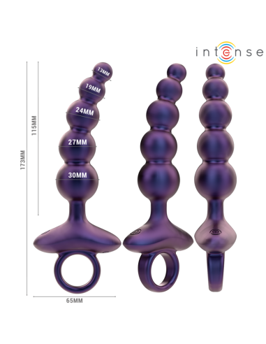 INTENSE - TITO VIBRUOJAMAS ANALINIS KAIŠTIS, 3 MODELIO, NUOTOLINIO VALDYMO PULTELIS