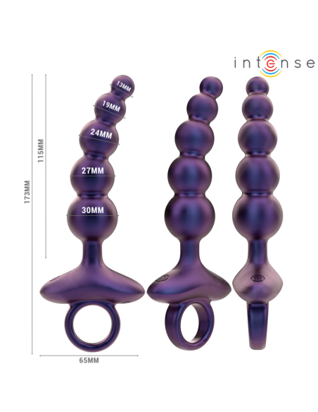 INTENSE - TITO VIBRUOJAMAS ANALINIS KAIŠTIS, 3 MODELIO, NUOTOLINIO VALDYMO PULTELIS