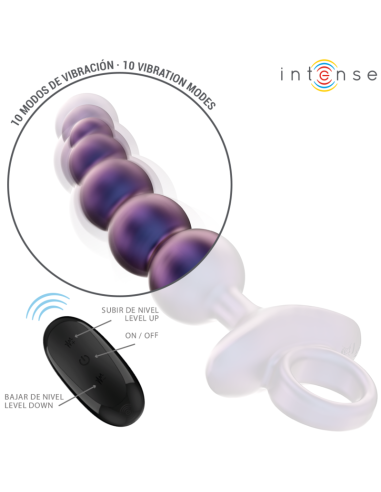 INTENSE - TITO VIBRUOJAMAS ANALINIS KAIŠTIS, 3 MODELIO, NUOTOLINIO VALDYMO PULTELIS
