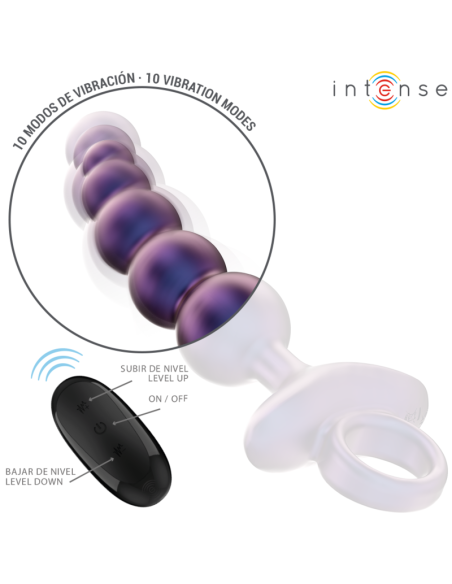 INTENSE - TITO VIBRUOJAMAS ANALINIS KAIŠTIS, 3 MODELIO, NUOTOLINIO VALDYMO PULTELIS