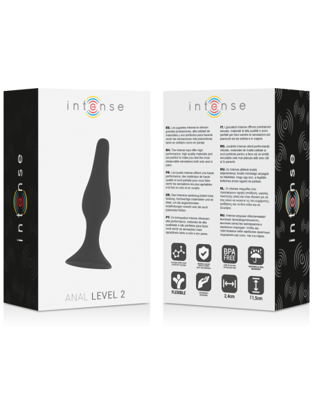 INTENSE - ANALINIS LYGIS 2 11,5 CM JUODA