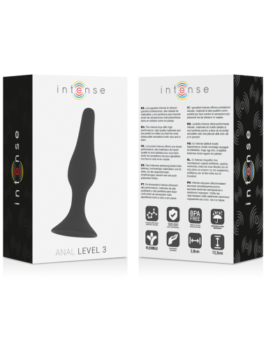 INTENSE - ANAL LEVEL 3 12.5CM BLACK