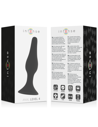 INTENSE - ANALINIS LYGIS 4 15,5 CM JUODA