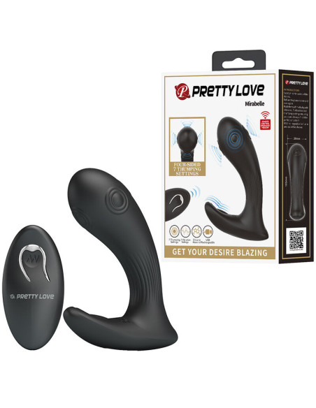 PRETTY LOVE - MIRABELLE PROSTATE VIBRATOR WITH REMOTE CONTROL