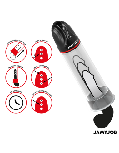 JAMYJOB - XPAND AUTOMATINIS SIURBLYS, 3 SIURBIMO LYGIAI, PILKAS