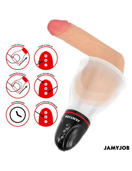 JAMYJOB - XPAND LITE AUTOMATIC TESTICLE PUMP 3 SUCTION LEVELS GREY