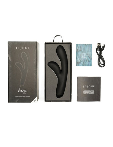 JE JOUE - HERA FLEX RABBIT VIBRATOR - BLACK
