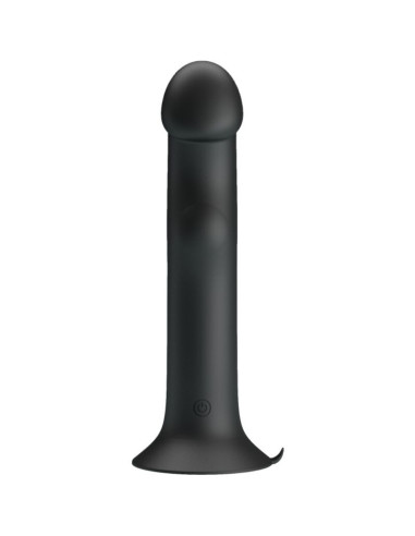 PRETTY LOVE - MURRAY BLACK CLITORAL VIBRATOR AND SUCKER