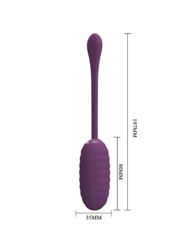PRETTY LOVE – įkraunamas vibruojantis kiaušinis „CASPER PURPLE“